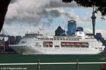 ID 10903 PACIFIC PEARL (1989/63524grt/IMO 8611398, ex-OCEAN VILLAGE, ARCADIA, STAR PRINCESS, SITMAR FAIRMAJESTY. Transfer to CMV and renamed COLUMBUS in 2017. Laid up since 2021) - sails from Auckland for the...