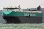 ID 11610 PARSIFAL (2011/75251grt/43878dwt/IMO 9515395) - Wallenius Wilhelmsen's Series 5 PCTC (pure car and truck carrier) sporting her recently introduced green and grey livery, inbound to Auckland.