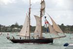 ID 9266 R. TUCKER THOMPSON (NZ) - a gaff-rigged topsail schooner.