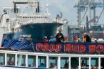 ID 7685 RED BOAT TOURS of Auckland take another boatload of both local and international tourists for a scenic harbour cruise.