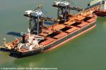 ID 9135 RTM WEIPA (2008/53988grt/90338dwt/IMO 9341938) berths at the Australian port of Gladstone in Queensland to load iron ore. She is owned by Rio Tinto Shipping Ltd and managed by Rio Tinto Charters of...