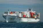 ID 8258 SAFMARINE MULANJE (2007/50686grt/61447DWT/IMO 9311701) inbound to Melbourne, Australia.