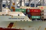 ID 11695 SAFMARINE MULANJE (2007/50686grt/61447dwt/4824TEU/IMO 9311701) - departs Aucklandâ€™s Fergusson Container Terminal bound for Lyttelton. She is owned by Maersk Line A/S (Safmarine A/S) and managed...