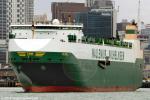 ID 11220 Wallenius-Wilhelmsen's SALOME (2012/75251grt/43878dwt/IMO 9515412) departs Auckland bound for Brisbane. She arrived in Auckland the previous day from Manzanillo, Mexico.
