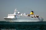 ID 7420 SPIRIT OF ADVENTURE (1980/9570gt/IMO 7904889, ex-DREAM GODDESS, FTI BERLIN, ORANGE MELODY, PRINCESS MAHSURI, BERLIN. Renamed BERLIN OCEANIS in 2025) - makes her maiden call at Melbourne, Australia....