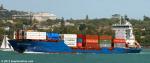ID 8774 SPIRIT OF INDEPENDENCE (2005/6701grt/8200dwt/IMO 9319583, ex-TINI ) - Pacifica Shipping's new 672-teu ship, outbound from Auckland en-route to Lyttelton on her regular  weekly NZ coastal service.