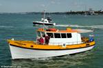 ID 8635 STRATHALLAN, a first time entrant in the tug race, she was motored north from Timaru for the 2013 Auckland Anniversary Regatta tug and towboat race. She was built by Doug Robb in 1956.
