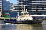 ID 7286 SVITZER MARYSVILLE (2011/250gt/IMO 9540443) - the newly commissioned tug shows off her agility soon after her naming ceremony in Melbourne, Australia where she was christened by Denmark's Crown...