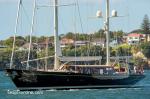ID 11681 The superyacht THALIA, formerly owned by Russian billionaire Mikhail Khimich but now understood to be in British ownership.  
THALIA (1994/294grt/48.42m/159') - a steel and aluminium ketch designed...