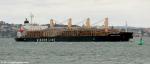 ID 9675 TAOKAS WISDOM (2008/19822grt/31943dwt/IMO 9338577) - a log carrier arrives in Auckland this afternoon (29 Aug 2014) after a short sea passage from the port of Tauranga. She was alongside for just...