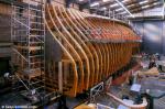 ID 9074 TENACIOUS - Early stages of construction of the Jubilee Sailing Trust's second tall ship at the Merlin Quay shipyard (renamed the Jubilee yard) in Woolston, Southampton, England. See:...
