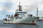 ID 9532 THOMAS G. THOMPSON (AGOR-23/1991/3095 grt/IMO 8814419) an oceanographic research vessel owned by the US Navy and sailing under charter to the University of Washington's School of Oceanography, arrives...