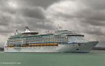 ID 8380 VOYAGER OF THE SEAS (1999/137276grt/IMO 9161716), the first of Royal Caribbean's three 