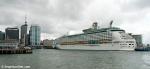 ID 8384 VOYAGER OF THE SEAS (1999/137276grt/IMO 9161716) berthed in Auckland today becoming the largest vessel to come alongside Princes Wharf since 11 February 1974. Thirty-eight years ago it was the...