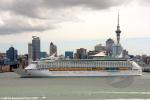 ID 8488 VOYAGER OF THE SEAS (1999/137276grt/IMO 9161716) outbound from Auckland, bound for Sydney, Australia following her second call at the City of Sails.