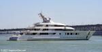 ID 13198 The superyacht BLISS returns to Auckland's Silo Marina following sea trials in the Hauraki Gulf.
Completed in 2021 by Dutch shipbuilder Feadship at their shipyard in Makkum, the $200m super yacht...