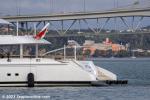 ID 13318 DYTAN (ex-FLYING FOX) owned by Italian billionairess Dona Bertarelli arriving into Auckland's Silo Marina.
DYTAN was delivered by her builder, Nobiskrug (Germany) in 2012. She is 73.55m loa, carries...