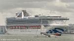 ID 12741 GRAND PRINCESS (1998/107517gt/8418dwt/IMO 9104005) sails for Melbourne, Australia following her maiden call at the port of Auckland.
Built by Fincantieri -Cantieri Naval Italiani, she is owned by...