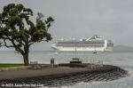 ID 12924 GRAND PRINCESS (1998/107517gt/8418dwt/IMO 9104005) sails for Melbourne, Australia under the usual overcast Auckland skies. Grand Princess was built by Fincantieri-Cantieri Naval Italiani,. She is...