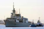 ID 12027 The Canadian Halifax-class frigate HMCS Calgary became the first international naval visitor to New Zealand since the beginning of the Covid pandemic when she arrived in Auckland yesterday morning (4...