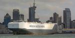 ID 12151 HOEGH TRACER (2016/76420grt/21983dwt/IMO 9684990) - the third Post Panamax vessel of Hoegh Autoliners six Horizon-class pure car and truck carriers, sailed from Auckland bound for Tianjin, China.