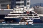 ID 11985 Ponant's LE LAPEROUSE (2018/9976grt/1305dwt/IMO 9814026) sails from Auckland at midday today bound for the Bay of Islands. 
 In my opinion, the best looking cruise ship to grace Auckland Harbour in a...
