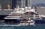 ID 11985 Ponant's LE LAPEROUSE (2018/9976grt/1305dwt/IMO 9814026) sails from Auckland at midday today bound for the Bay of Islands. 
 In my opinion, the best looking cruise ship to grace Auckland Harbour in a...
