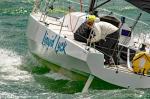 ID 14520 LIQUID LUCK -  a keelboat built by Dave Wade Boatbuilers to a design of Greg Elliott, making the most of the breezy conditions during the 2026 Auckland Anniversary Day Regatta.