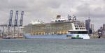 ID 12761 Royal Caribbean's OVATION OF THE SEAS (2016/168666grt/IMO 9697753/348m loa) first call in two and a half years, arriving late morning from Sydney, Australia, made for a very busy day at Ports of...