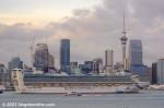 ID 12949 P&O's PACIFIC ENCOUNTER (2002/108977gt/10852dwt/IMO 9192363/ex-STAR PRINCESS. Renamed CARNIVAL ENCOUNTER) arrives in Auckland for her first call since being transferred to Carnival's P&O Australia's...