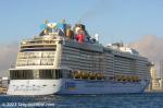 ID 12958 Royal Caribbean's 348m long QUANTUM OF THE SEAS (2014/IMO 9549463/168666gt) made her maiden call at Auckland today arriving in port from Tauranga just after sunrise. 
She is the second of RCL's...