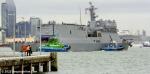 ID 12734 ROKS HANSANDO - The Cruise Training Task Group of the South Korean Navy arrived into the Royal New Zealand Navy's Devonport base in Auckland 8 November as part of a regional deployment during which...