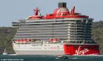 ID 13333 RESILIENT LADY (2022/108232gt/10000dwt/IMO 9805348), one of Virgin Voyages adults-only cruise ship fleet, arrived into Auckland from Tauranga. 
She is the first Virgin vessel to come Downunder....