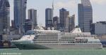ID 13378 Silverseasâ€™ now two-tone SILVER SHADOW (2000/28258grt/IMO 9192167) sails from Auckland bound for Tauranga having earlier arrived from Paihia, Bay of Islands. Her maiden call at Auckland was way...