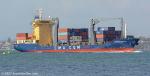 ID 12593 SOFRANA SURVILLE (2009/9684grt/12502dwt/IMO 9408372, ex-AVRA, SOFRANA TOURVILLE) - a regular visitor to Auckland, in the colours of group owner CMA CGM The French Line, seen inbound to Auckland from...