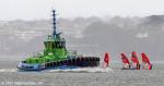 ID 12621 SPARKY (2022/353gt/67dwt/IMO 9909699) - Ports of Auckland's new e-tug SPARKY, the world's first full-sized electric tug returns to her berth during a period of acceptance trials and crew training. Not...