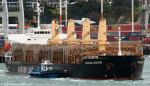 ID 13936 TAOKAS WISDOM (2008/19822grt/31943dwt/IMO 9338577) - a log carrier arrived in Auckland this afternoon (29 Aug 2014) after a short sea passage from the port of Tauranga. She was alongside for just...