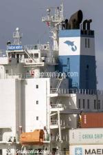 ID 12327 TOUCAN HUNTER (2010/42609grt/52788dwt/IMO 9400198, ex-JPO TUCANA) outbound from Aucklandâ€™s Fergusson Terminal bound for Lyttelton. She is owned and managed by Hansecontor Shipmanagement of...